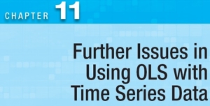 Further Time Series Issues